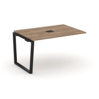 Style Project Fusion SN-6T2.NSPRG-004 (Дуб табак/Черный) Проходной наборный элемент переговорного стола