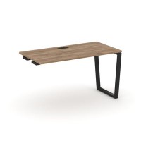 Style Project Fusion SN-6T2.OPRS-013 (Дуб табак/Черный) Стол приставка к опорным элементам