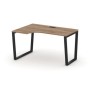 Style Project Fusion SN-6T2.SPA-012(L) (Дуб табак/Черный) Стол рабочий эргономичный