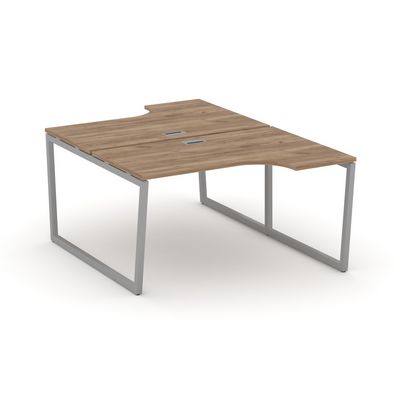 Style Project Fusion SN-4T2.DRPA-012 (Дуб табак/Серый) Рабочая станция эргономичная