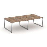 Style Project Fusion SN-4T2.DRS-044 (Дуб табак/Серый) Рабочая станция двухсторонняя