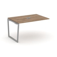 Style Project Fusion SN-4T2.NSPRG-001 (Дуб табак/Серый) Проходной наборный элемент переговорного стола