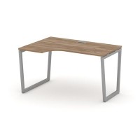 Style Project Fusion SN-4T2.SPA-002(L) (Дуб табак/Серый) Стол рабочий эргономичный