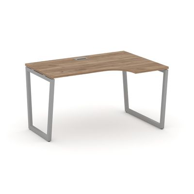 Style Project Fusion SN-4T2.SPA-002(R) (Дуб табак/Серый) Стол рабочий эргономичный