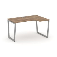 Style Project Fusion SN-4T2.SPA-012(R) (Дуб табак/Серый) Стол рабочий эргономичный