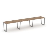 Style Project Fusion SN-5T2.ORS-051 (Дуб табак/Серый) Рабочая станция односторонняя