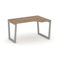 Style Project Fusion SN-5T2.SPA-011(R) (Дуб табак/Серый) Стол рабочий эргономичный