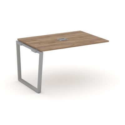 Style Project Fusion SN-6T2.NSPRG-002 (Дуб табак/Серый) Проходной наборный элемент переговорного стола