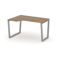 Style Project Fusion SN-6T2.SPA-021(L) (Дуб табак/Серый) Стол рабочий эргономичный