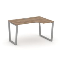 Style Project Fusion SN-6T2.SPA-022(R) (Дуб табак/Серый) Стол рабочий эргономичный