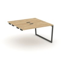 Style Project Fusion SN-4T2.DPRS-011 (Тиквуд светлый/Антрацит) Стол приставка к опорным элементам