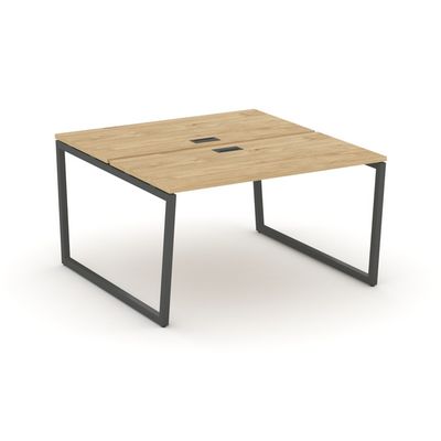 Style Project Fusion SN-4T2.DRS-001 (Тиквуд светлый/Антрацит) Рабочая станция двухсторонняя