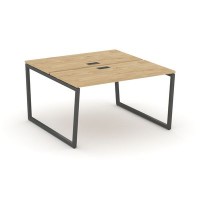 Style Project Fusion SN-4T2.DRS-022 (Тиквуд светлый/Антрацит) Рабочая станция двухсторонняя