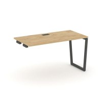 Style Project Fusion SN-4T2.OPRS-011 (Тиквуд светлый/Антрацит) Стол приставка к опорным элементам