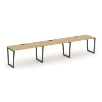 Style Project Fusion SN-4T2.ORS-053 (Тиквуд светлый/Антрацит) Рабочая станция односторонняя