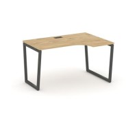 Стайл Проджект Фьюжн SN-4T2.SPA-022(R) (Тиквуд светлый/Антрацит) Стол рабочий эргономичный