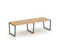 Стайл Проджект Фьюжн SN-4T2.SPRG-011.3 (Тиквуд светлый/Антрацит) Стол переговорный