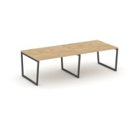 Стайл Проджект Фьюжн SN-4T2.SPRG-042.3 (Тиквуд светлый/Антрацит) Стол переговорный