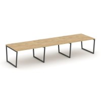 Style Project Fusion SN-4T2.SPRG-054.3 (Тиквуд светлый/Антрацит) Стол переговорный