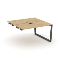 Style Project Fusion SN-5T2.DPRS-002 (Тиквуд светлый/Антрацит) Стол приставка к опорным элементам