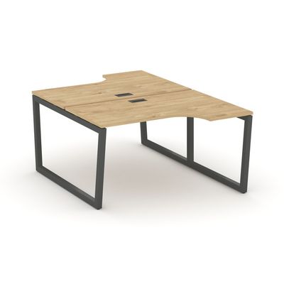 Style Project Fusion SN-5T2.DRPA-001 (Тиквуд светлый/Антрацит) Рабочая станция эргономичная