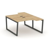 Style Project Fusion SN-5T2.DRPA-022 (Тиквуд светлый/Антрацит) Рабочая станция эргономичная