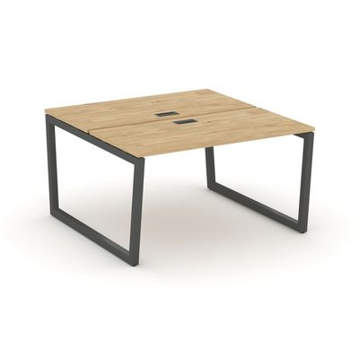 Style Project Fusion SN-5T2.DRS-013 (Тиквуд светлый/Антрацит) Рабочая станция двухсторонняя