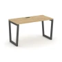 SN-5T2.SP-022 Стол письменный, тиквуд светлый, металл антрацит