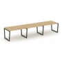 SN-5T2.SPRG-023.3 Переговорный стол, тиквуд светлый ЛДСП, м/к антрацит