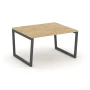 SN-5T2.SPRG-034.3 Стол для переговоров, тиквуд светлый ЛДСП, антрацит