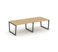 Стайл Проджект Фьюжн SN-5T2.SPRG-044.3 (Тиквуд светлый/Антрацит) Стол переговорный