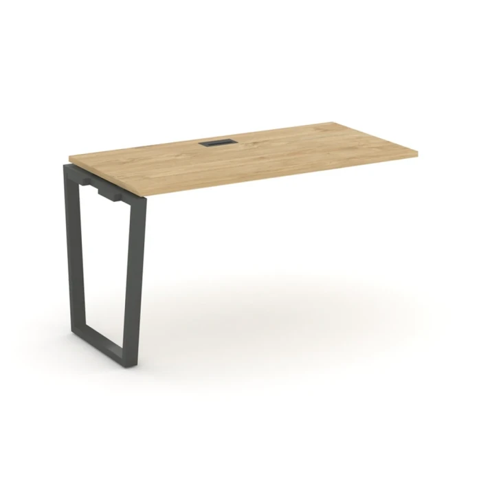 SN-6T2.ONRS-024 Проходной наборный элемент, тиквуд светлый ЛДСП, металл антрацит