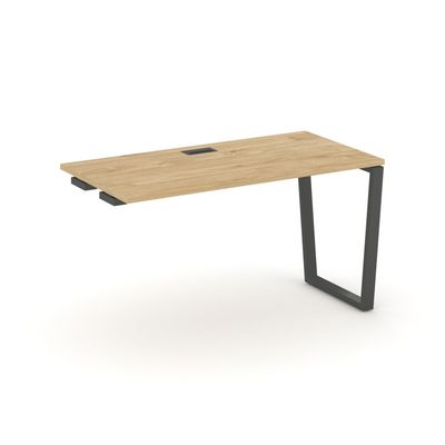 Style Project Fusion SN-6T2.OPRS-024 (Тиквуд светлый/Антрацит) Стол приставка к опорным элементам