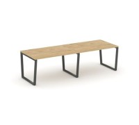 Стайл Проджект Фьюжн SN-6T2.SPRG-012.3 (Тиквуд светлый/Антрацит) Стол переговорный