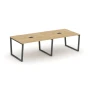 SN-6T2.SPRG-043 Переговорный стол, цвет ЛДСП тиквуд светлый, антрацит м/к