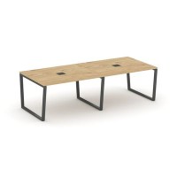 Style Project Fusion SN-6T2.SPRG-044 (Тиквуд светлый/Антрацит) Стол переговорный