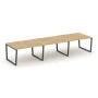 SN-6T2.SPRG-052.3 Переговорный стол, цвет тиквуд светлый, антрацит