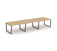 Стайл Проджект Фьюжн SN-6T2.SPRG-054.3 (Тиквуд светлый/Антрацит) Стол переговорный