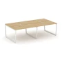 SN-4T2.DRS-053 Рабочая двухсторонняя станция, тиквуд светлый, м/к белый