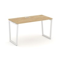 Style Project Fusion SN-4T2.SP-025 (Тиквуд светлый/Белый) Стол письменный