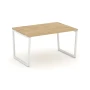 SN-4T2.SPRG-001.3 Переговорный стол, цвет ЛДСП тиквуд светлый, белый