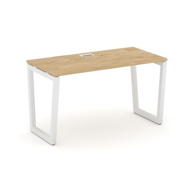 Style Project Fusion SN-5T2.SP-012 (Тиквуд светлый/Белый) Стол письменный