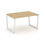 SN-5T2.SPRG-001.3 Переговорный стол, тиквуд светлый, белый