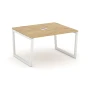 SN-5T2.SPRG-033 Стол для переговоров, тиквуд светлый ЛДСП, белый