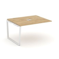 Style Project Fusion SN-6T2.NSPRG-033 (Тиквуд светлый/Белый) Проходной наборный элемент переговорного стола