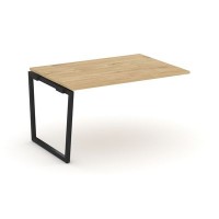 Style Project Fusion SN-4T2.NSPRG-001.3 (Тиквуд светлый/Черный) Проходной наборный элемент переговорного стола