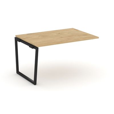 Style Project Fusion SN-4T2.NSPRG-001.3 (Тиквуд светлый/Черный) Проходной наборный элемент переговорного стола