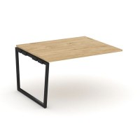 Style Project Fusion SN-4T2.NSPRG-033.3 (Тиквуд светлый/Черный) Проходной наборный элемент переговорного стола