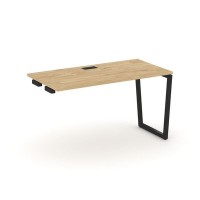 Style Project Fusion SN-4T2.OPRS-004 (Тиквуд светлый/Черный) Стол приставка к опорным элементам