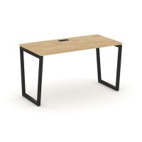 Style Project Fusion SN-4T2.SP-011 (Тиквуд светлый/Черный) Стол письменный